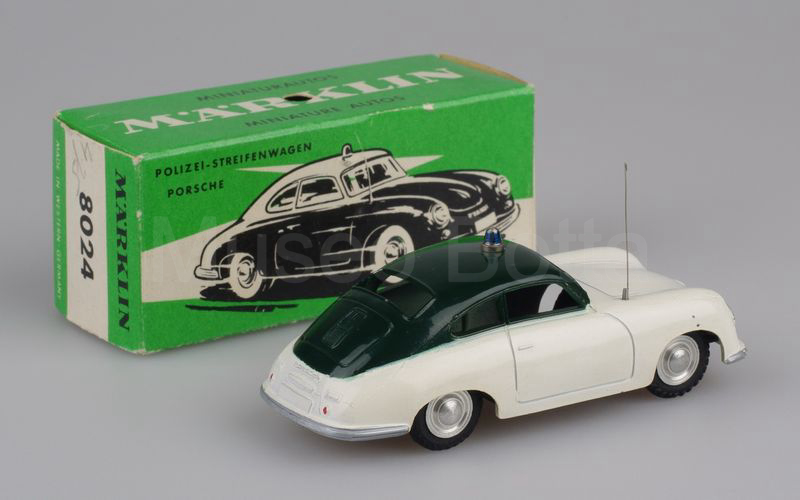 MÄRKLIN (8024) Porsche 356 (T0) coupé 1950 "POLIZEI" verde-bianco