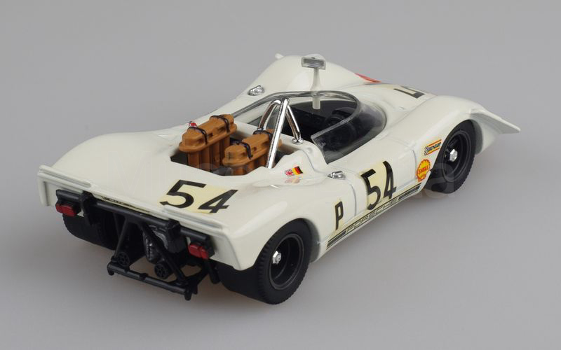 BEST MODEL (9041) Porsche 908.02K spyder 1969 Brands Hatch 1969 n° 54 bianco-rosso