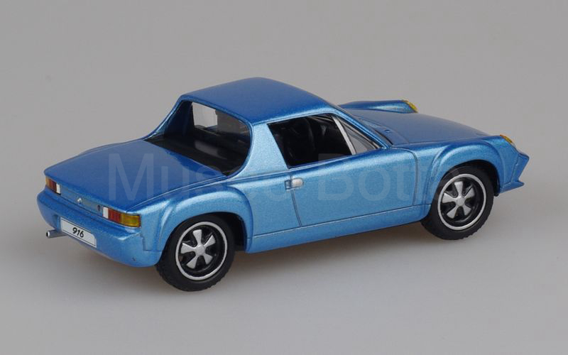 DE AGOSTINI Porsche collection (vol. 44) Porsche 916 1972 azzurro metallizzato