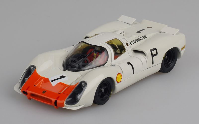 EBBRO (739) Porsche 908K (coda corta) 1968 Nürburgring 1968 n° 1 bianco-arancio