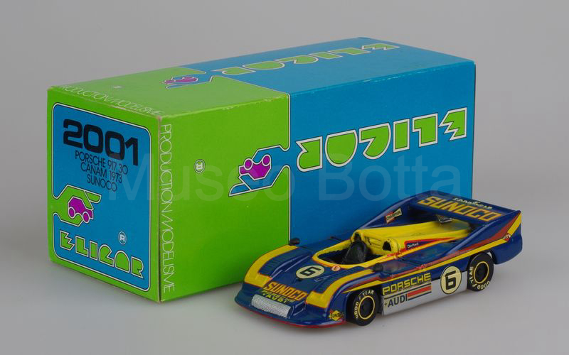 ELIGOR (2001) Porsche 917.30 Turbo SUNOCO Can-Am 1973 n° 6 blu-giallo