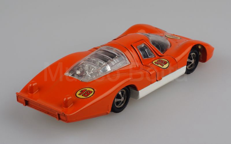 MÄRKLIN (1815) Porsche 907LH (coda lunga) 1967 arancio-bianco