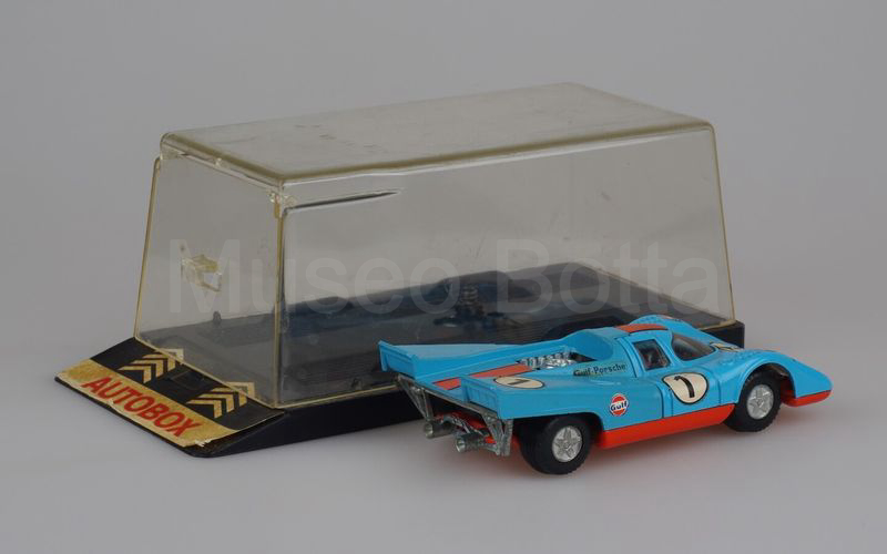 MERCURY (308-a) Porsche 917 coupé 5.0K (coda corta) 1970 GULF n° 1 azzurro-arancio