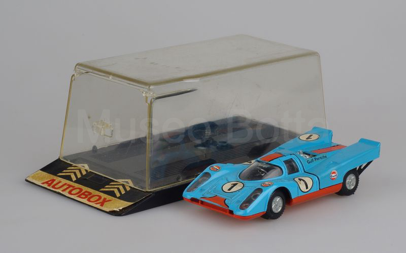 MERCURY (308-a) Porsche 917 coupé 5.0K (coda corta) 1970 GULF n° 1 azzurro-arancio