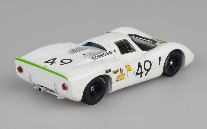 MINICHAMPS (400 686849) Porsche 907K (coda corta) 12h di Sebring 1968 n° 49 bianco