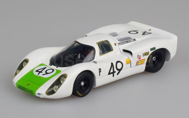 MINICHAMPS (400 686849) Porsche 907K (coda corta) 12h di Sebring 1968 n° 49 bianco