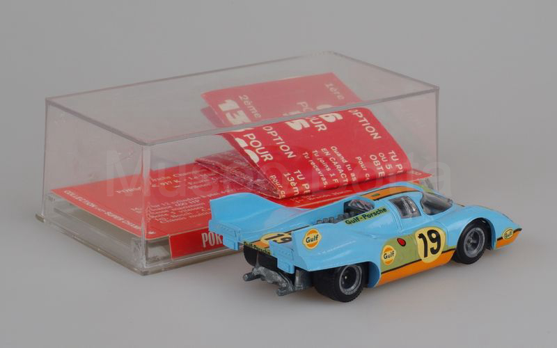 SAFIR SUPER CHAMPION (71) Porsche 917K 5.0 coupé GULF Le Mans 1971 n° 19 azzurro-arancio