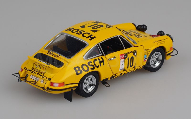 UNIVERSAL HOBBIES (UH1601) Porsche 911 Carrera RS 2.7 coupè "BOSCH" East African Safari 1973 n° 10 giallo