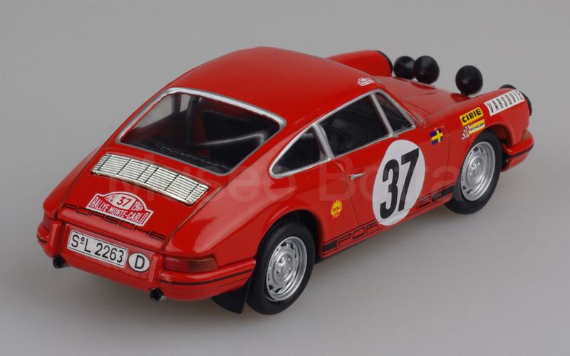 VITESSE (L179B) Porsche 911S coupé Rallye di Montecarlo 1969 n° 37 rosso