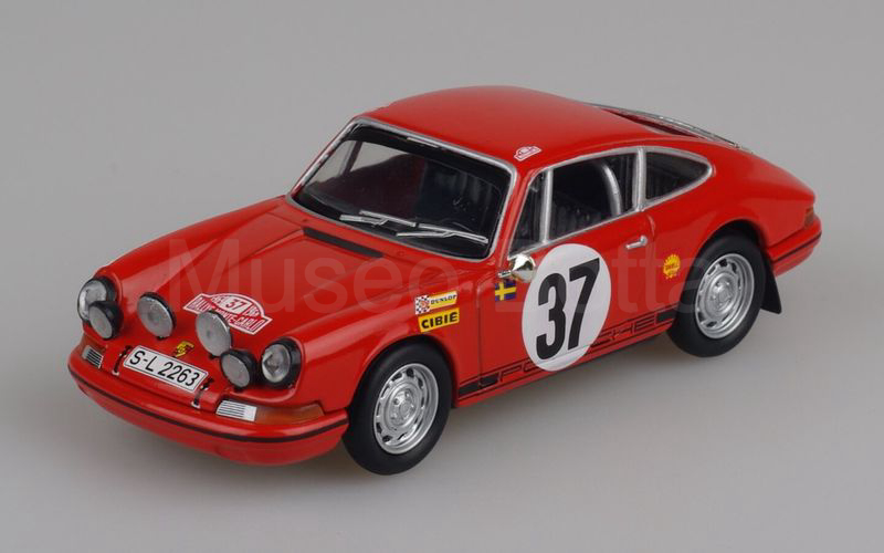 VITESSE (L179B) Porsche 911S coupé Rallye di Montecarlo 1969 n° 37 rosso