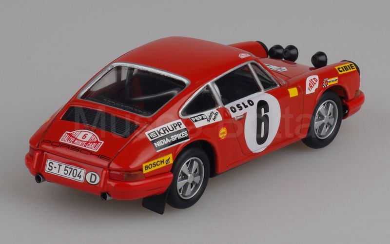 VITESSE (L179C) Porsche 911ST 2.2 coupé Rallye Montecarlo 1970 n° 6 rosso