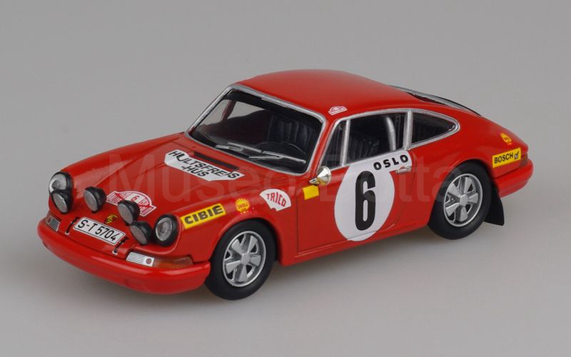 VITESSE (L179C) Porsche 911ST 2.2 coupé Rallye Montecarlo 1970 n° 6 rosso