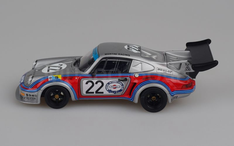 EBBRO (536) Porsche 911 Carrera RSR Turbo 2.1 châssis 010 "MARTINI" Le Mans 1974 n° 22 argento