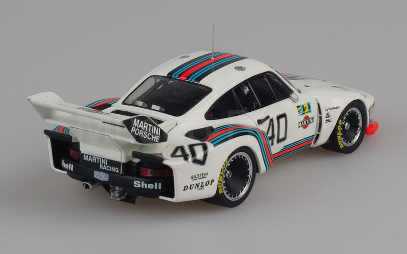 EBBRO (768) Porsche 935 3ª versione coda lunga "MARTINI" Le Mans 1976 n° 40 bianco