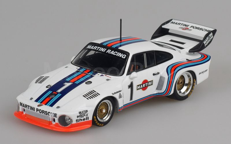 MINICHAMPS (400 766301) Porsche 935 3ª versione coda lunga "MARTINI" 1000 Km ADAC 1976 n° 1 bianco