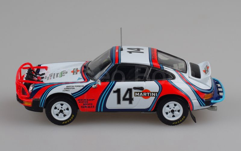 MINICHAMPS (WAP C20 SET 01) Porsche 911SC 3.0 Safari "MARTINI" East African Safari 1978 n° 14 bianco