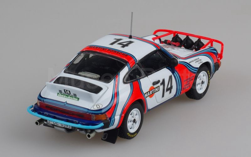 MINICHAMPS (WAP C20 SET 01) Porsche 911SC 3.0 Safari "MARTINI" East African Safari 1978 n° 14 bianco