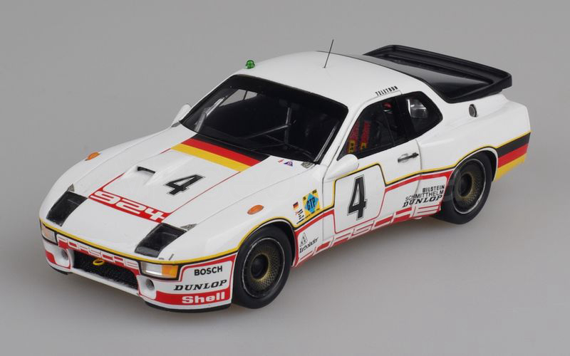 SPARK MODEL (S0981) Porsche 924 Carrera GT coupé Le Mans 1980 n° 4 bianco