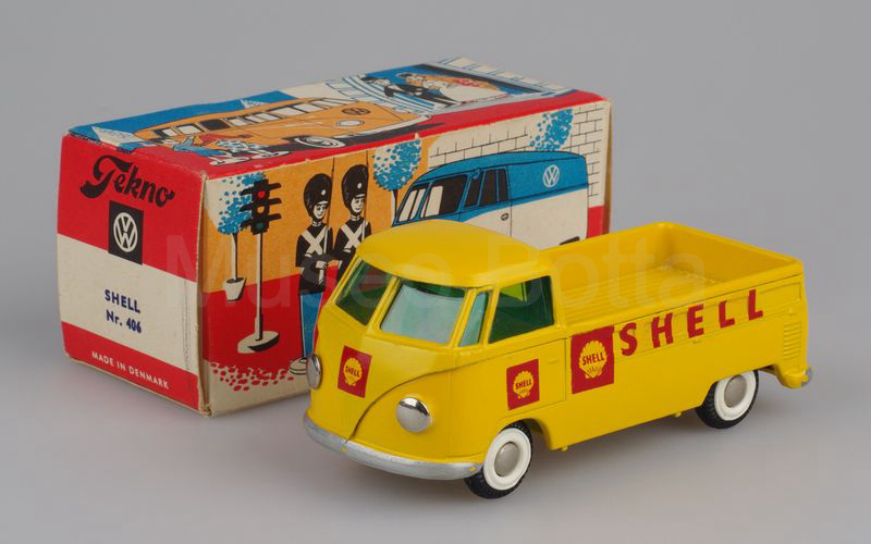 TEKNO (406-4) Volkswagen Bulli T1 pick-up 2° tipo 1959-1967 "SHELL" giallo