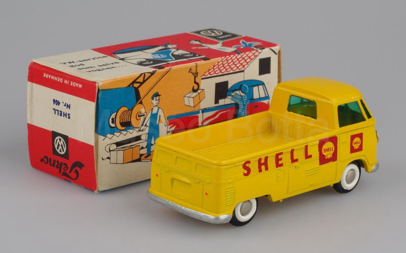 TEKNO (406-4) Volkswagen Bulli T1 pick-up 2° tipo 1959-1967 "SHELL" giallo