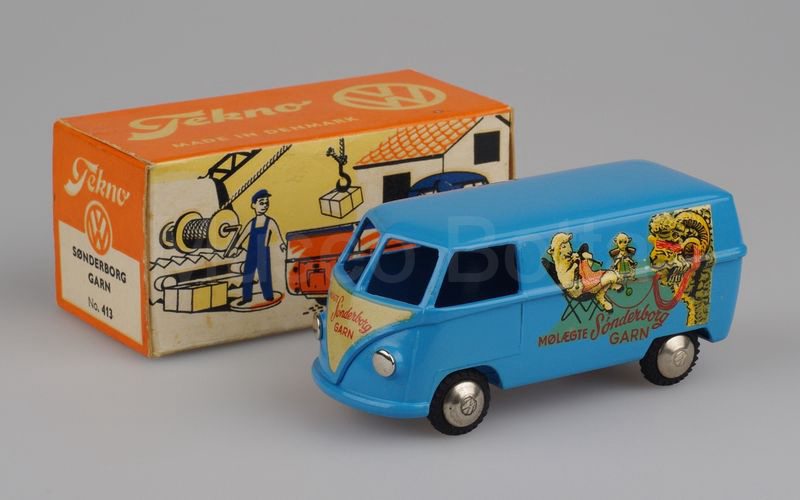 TEKNO (413-48) Volkswagen T1 furgone 1° tipo 1949-1960 "SONDERBORG GARN" azzurro