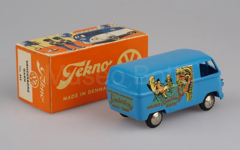 TEKNO (413-48) Volkswagen T1 furgone 1° tipo 1949-1960 "SONDERBORG GARN" azzurro