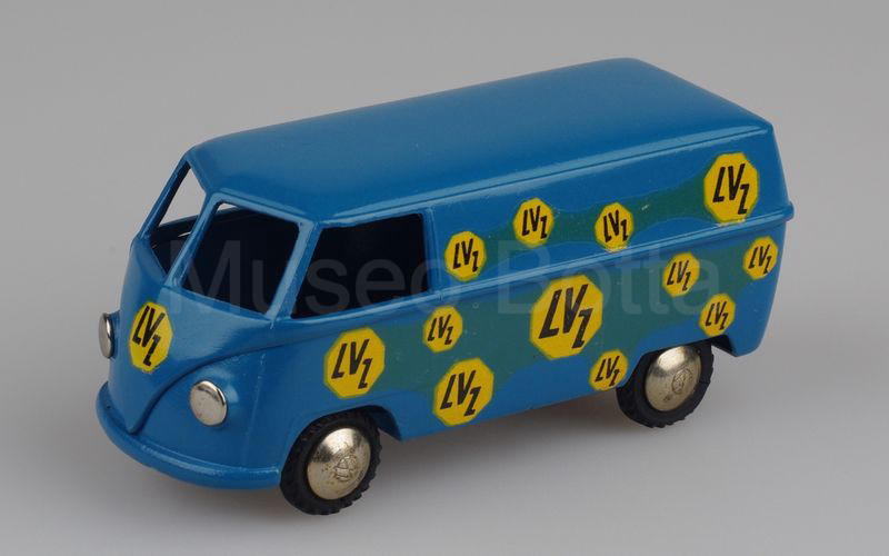 TEKNO (413-53) Volkswagen Bulli T1 furgone 1° tipo 1949-1960 "LVZ" azzurro