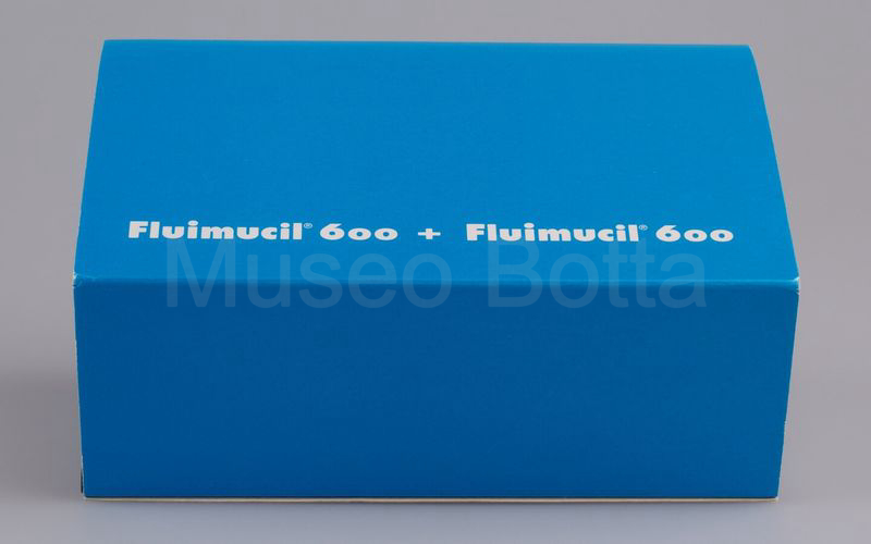 BRUMM PROMOZIONALE (S01/03) Confezione FLUIMUCIL 600 (Fiat Abarth 850 TC bianca-azzurra + Fiat 600 Multipla celeste-grigio chiaro)