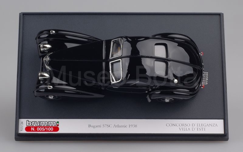 BRUMM PROMOZIONALE  (S13/24) Bugatti 57SC Atlantic 1938 "CONCORSO D'ELEGANZA VILLA D'ESTE 2013" nero