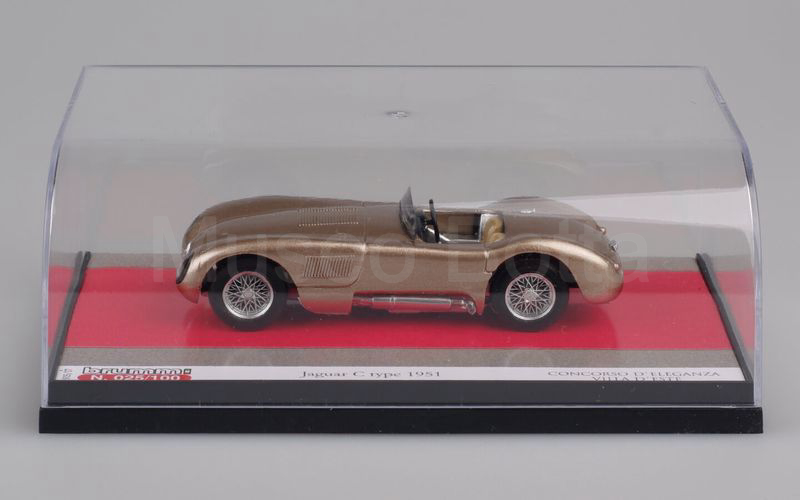 BRUMM PROMOZIONALE (S15/17) Jaguar C Type 1953 "CONCORSO D'ELEGANZA VILLA D'ESTE 2015" bronzo