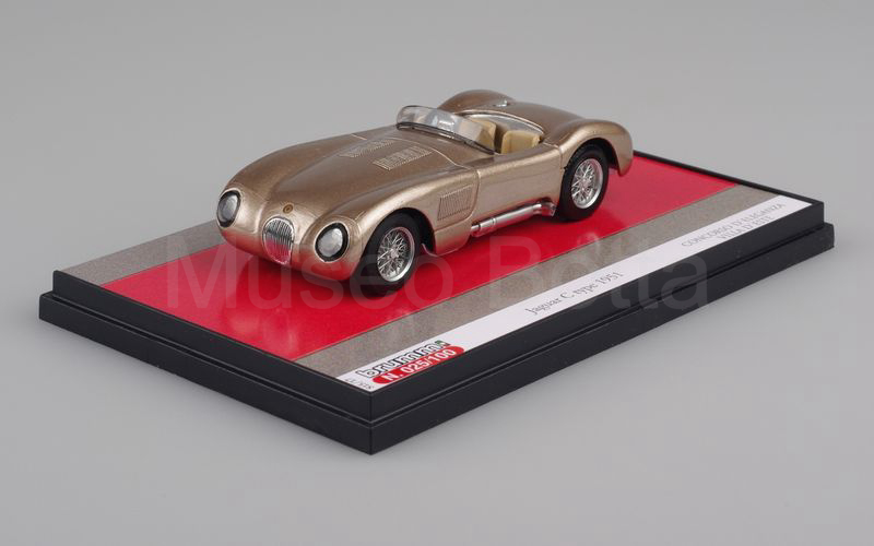 BRUMM PROMOZIONALE (S15/17) Jaguar C Type 1953 "CONCORSO D'ELEGANZA VILLA D'ESTE 2015" bronzo