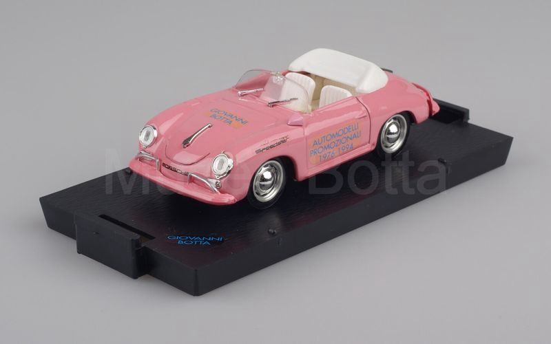 BRUMM PROMOZIONALE (S95/17) Porsche 356A Speedster 1957 "GIOVANNI BOTTA AUTOMODELLI PROMOZIONALI 1976-1984" rosa