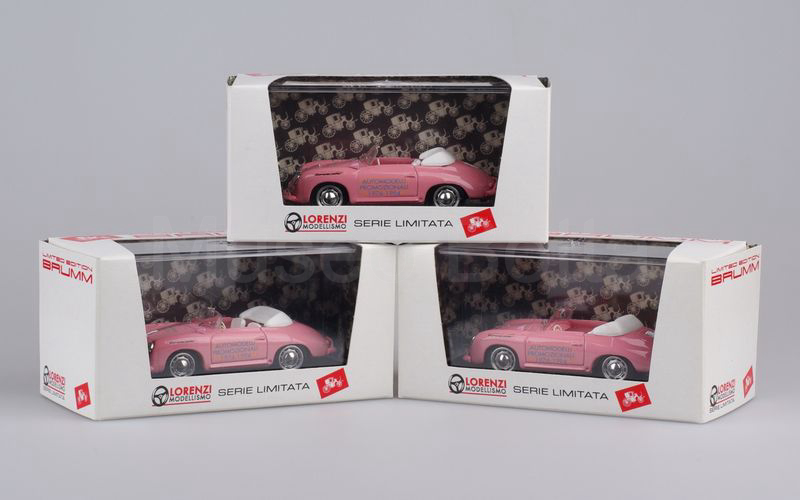 BRUMM PROMOZIONALE (S95/17) Porsche 356A Speedster 1957 "GIOVANNI BOTTA AUTOMODELLI PROMOZIONALI 1976-1984" rosa