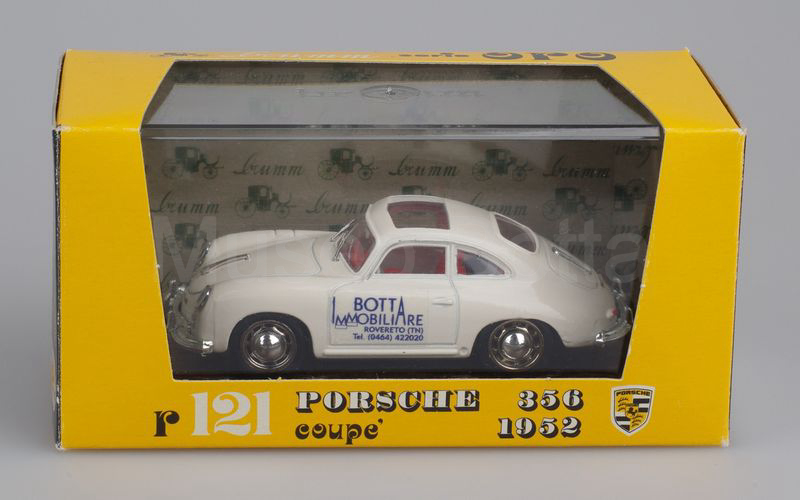 BRUMM PROMOZIONALE (R121) Porsche 356 coupé 1952 "IMMOBILIARE BOTTA" bianco