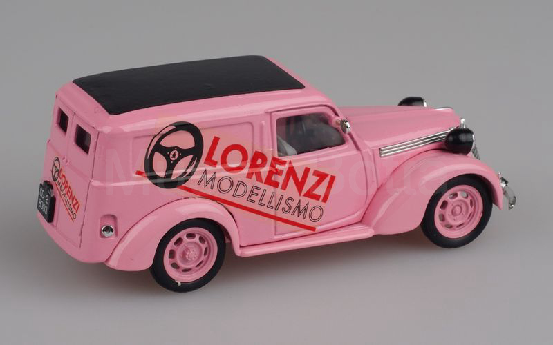 BRUMM PROMOZIONALE (S96/23A) Fiat 1100E furgone "MODELLISMO LORENZI" rosa