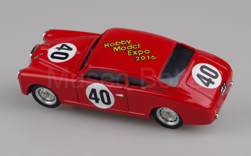 BRUMM PROMOZIONALE (S16/24) Lancia Aurelia B20 1952 "HOBBY MODEL EXPO 40° anniversario 1976-2016" rosso