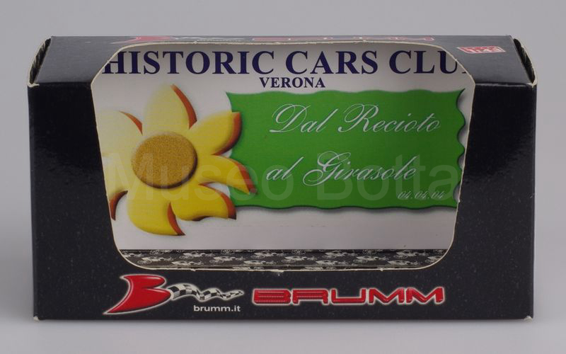 BRUMM PROMOZIONALE (R091) Alfa Romeo 1900 Polizia "HISTORY CARS CLUB VERONA 04.04.04" nero