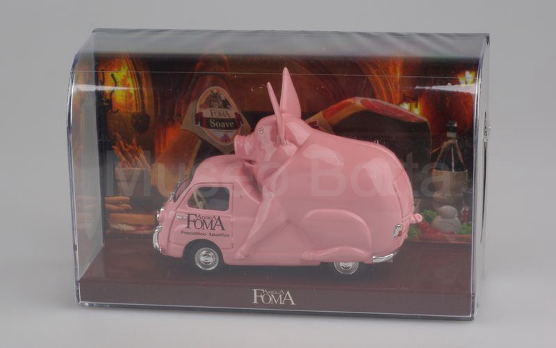 BRUMM PROMOZIONALE (S14/22) Fiat 600 Multipla Maialino "ANTICA FOMA" rosa