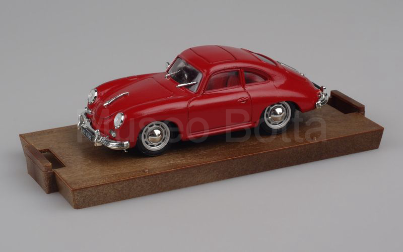 BRUMM PROMOZIONALE (R119) Porsche 356 coupé con specchietto retrovisore esterno rosso bordeaux