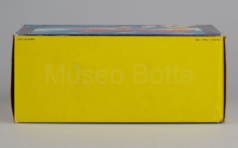 POLISTIL (P32) La baleniera di Paperino blu-giallo-rosso (4ª versione)