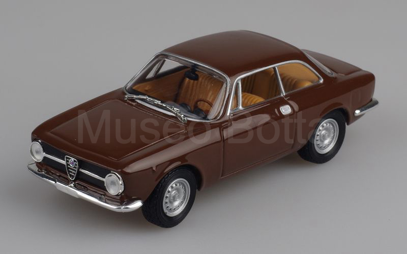 SOLIDO - HACHETTE auto italiane (2) Alfa Romeo 1300 Junior coupé marrone