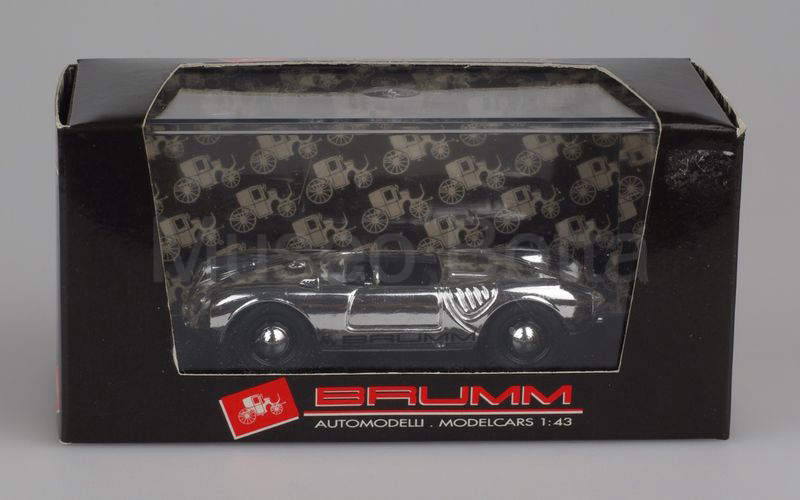 BRUMM PROMO (S95/31) Porsche 550A RS spider "21a BORSA VERONA 1995" cromato