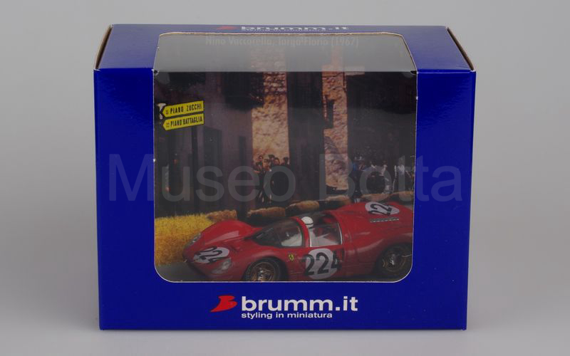 BRUMM AUTOSTORY (AS18) Ferrari 330P4 Vaccarella Targa Florio 1967