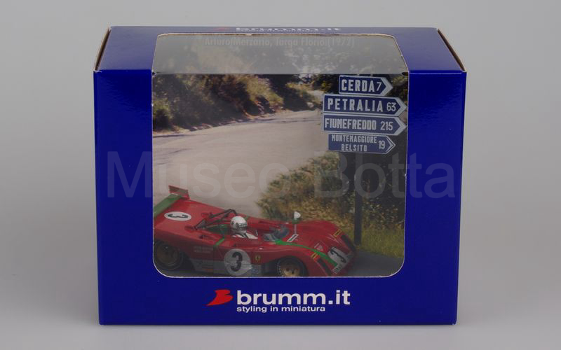 BRUMM AUTOSTORY (AS41) Ferrari 312PB Merzario-Munari Targa Florio 1972