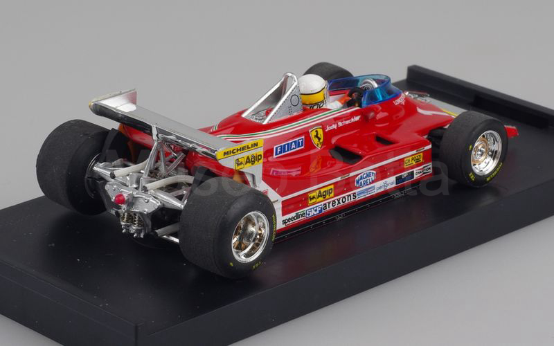 BRUMM (R576-CH) Ferrari 312 T5 n° 1 Jody Scheckter G.P. Monaco 1980 rosso