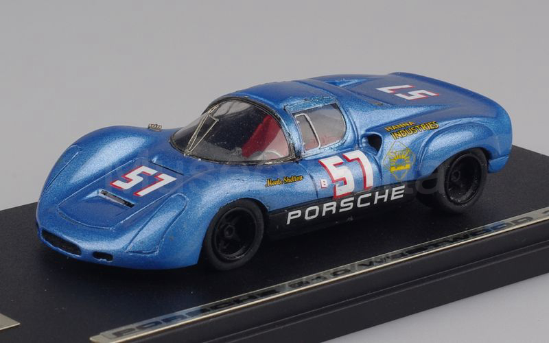 PIT MODELS FACTORY BUILT Porsche 910 coupé n° 57 Shelton-Hanna Westwood 1973 azzurro metallizzato