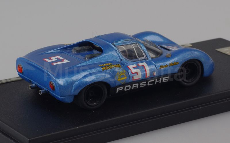 PIT MODELS FACTORY BUILT Porsche 910 coupé n° 57 Shelton-Hanna Westwood 1973 azzurro metallizzato