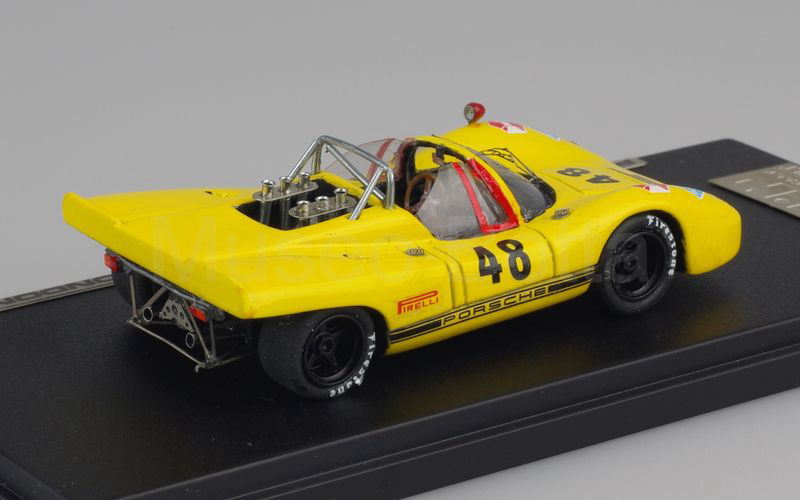 PIT MODELS FACTORY BUILT Porsche 910 spyder Trento-Bondone 1974 n° 48 Ennio Bonomelli giallo