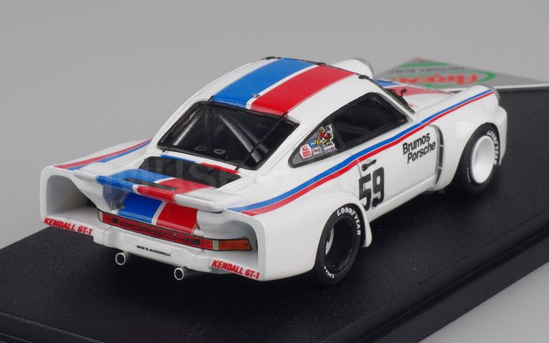 ARENA MODELS (821) Porsche Carrera RSR BRUMOS IMSA Mid Ohio 1975 bianco FACTORY BUILT