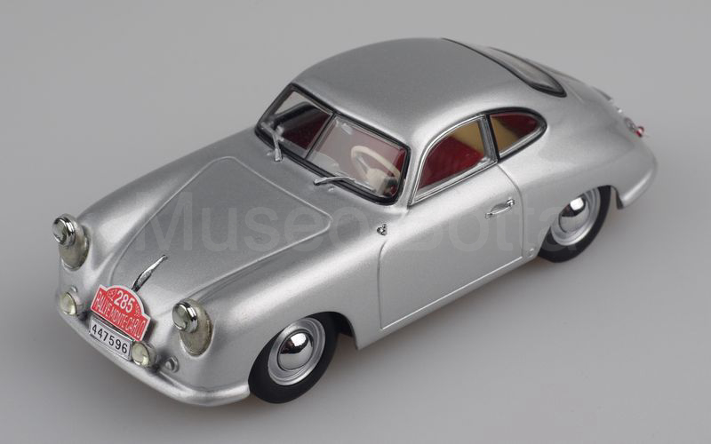 MUSEO BOTTA (Mu.Bo. 003) Porsche 356 1300 rally Montecarlo 1952 n° 285 F. Van de Kaart - J. Swaters argento (IV MODEL factory built)